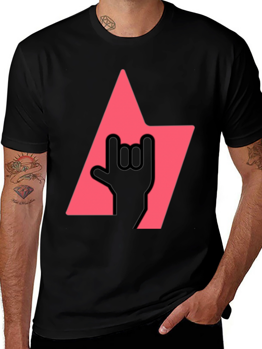 Rock On Tee: Bold Graphic T-Shirt