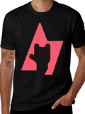 Rock On Tee: Bold Graphic T-Shirt