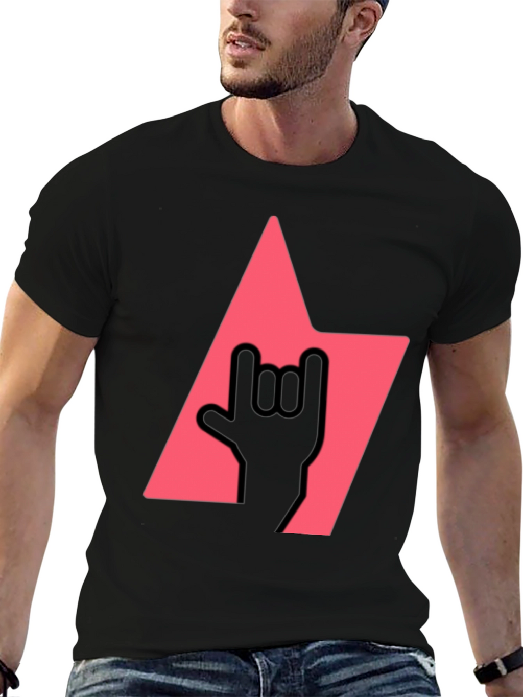 Rock On Tee: Bold Graphic T-Shirt