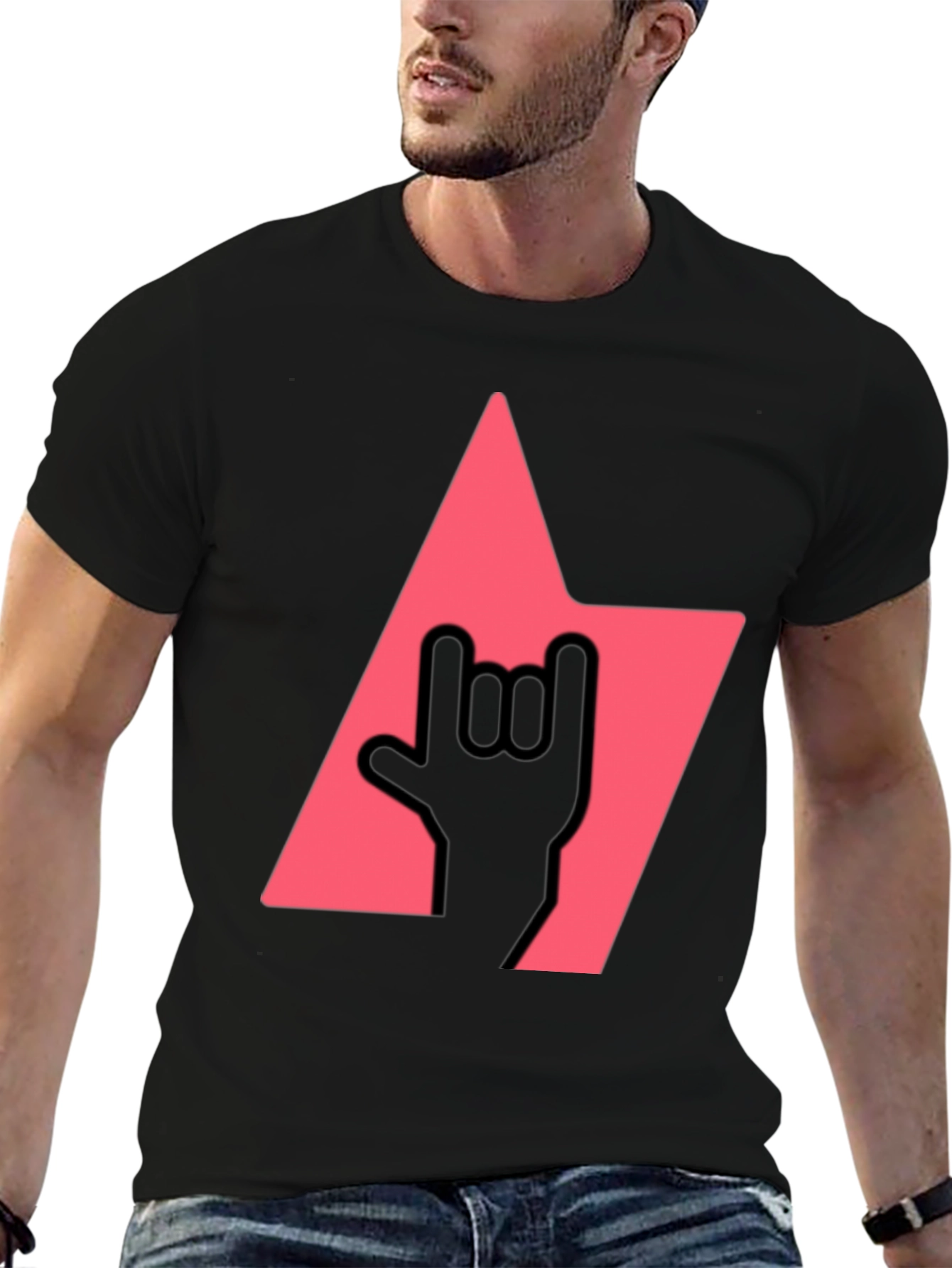 Rock On Tee: Bold Graphic T-Shirt