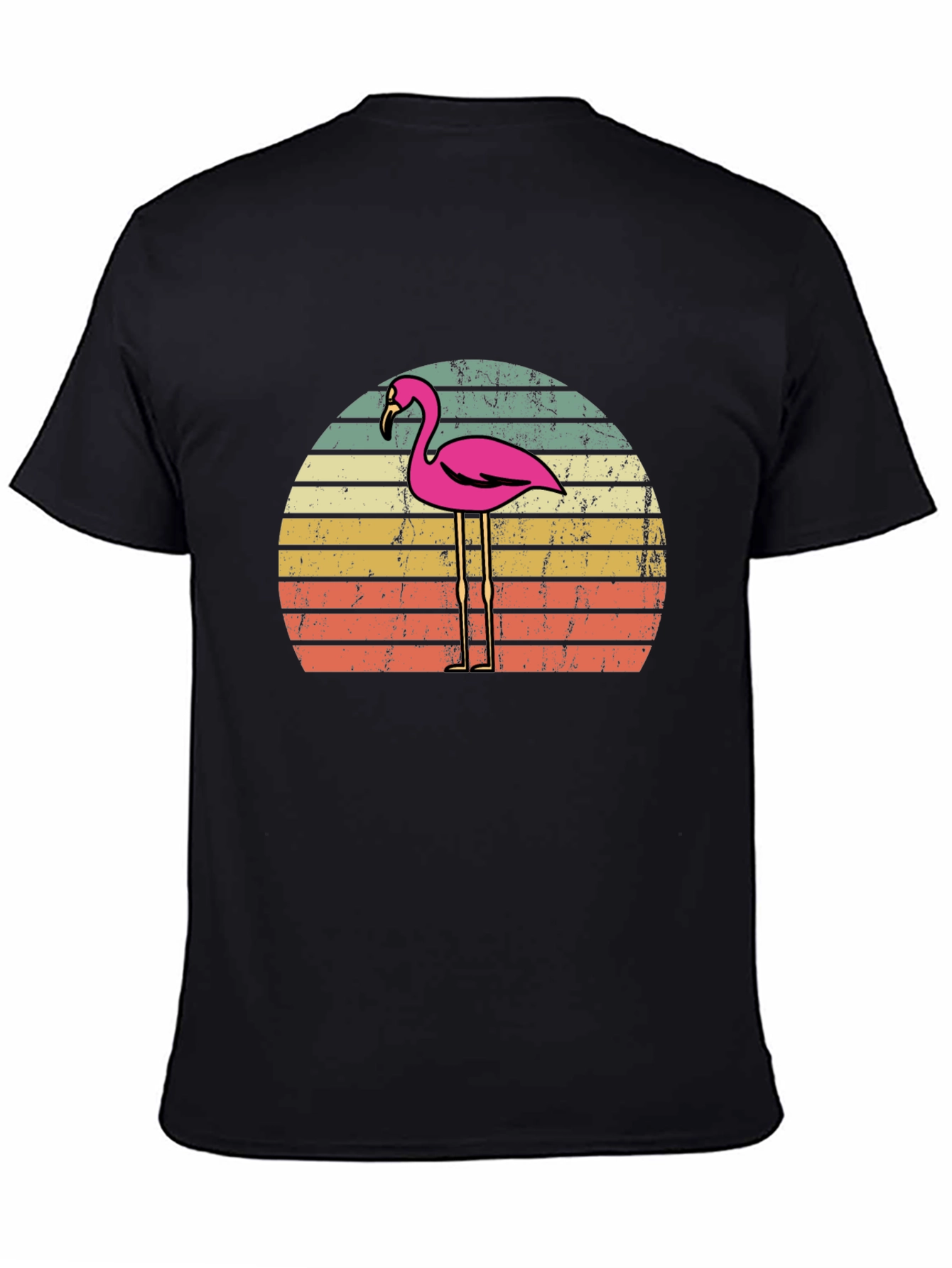 Retro Flamingo Sunset T-Shirt