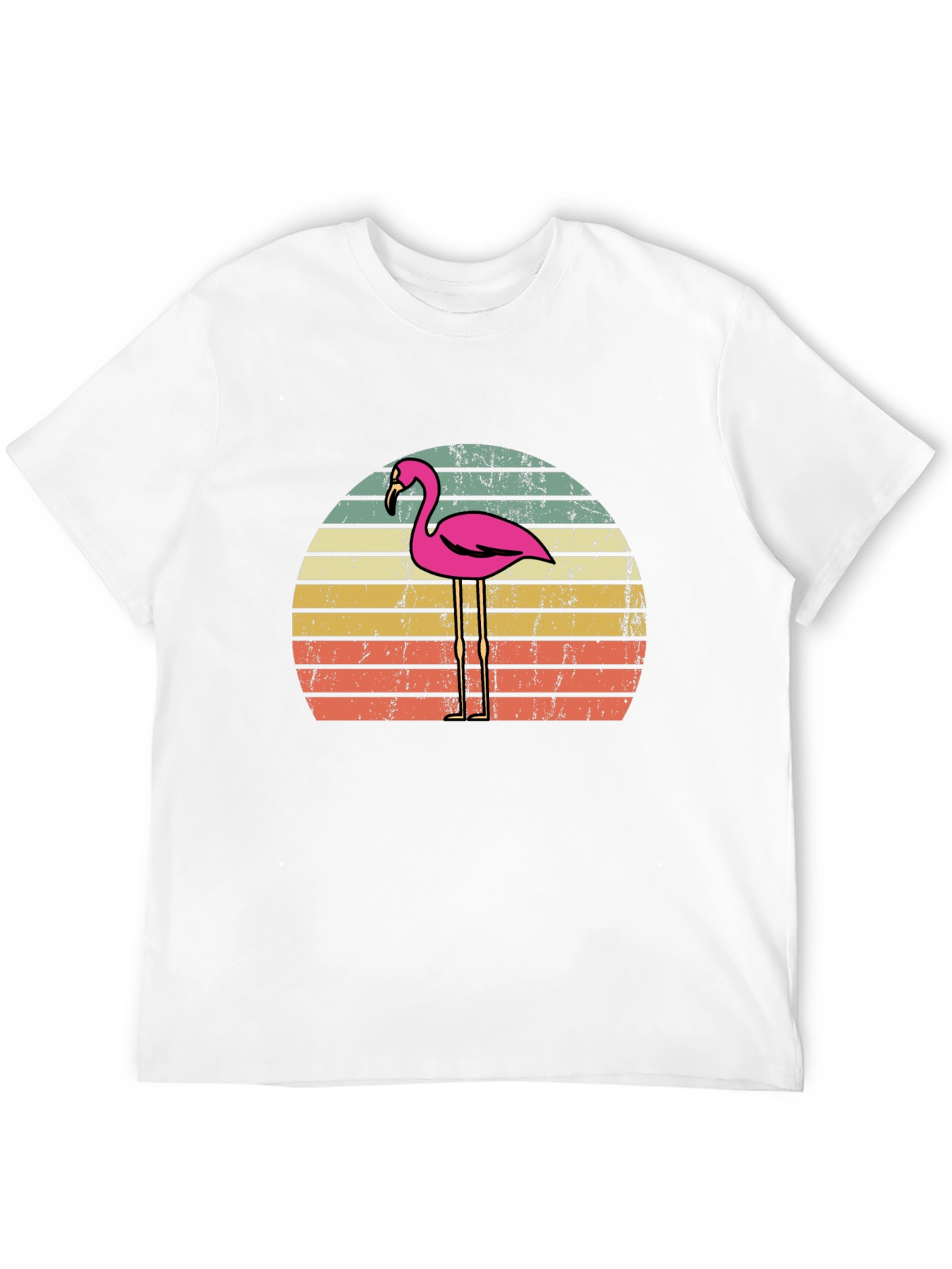 Retro Flamingo Sunset T-Shirt