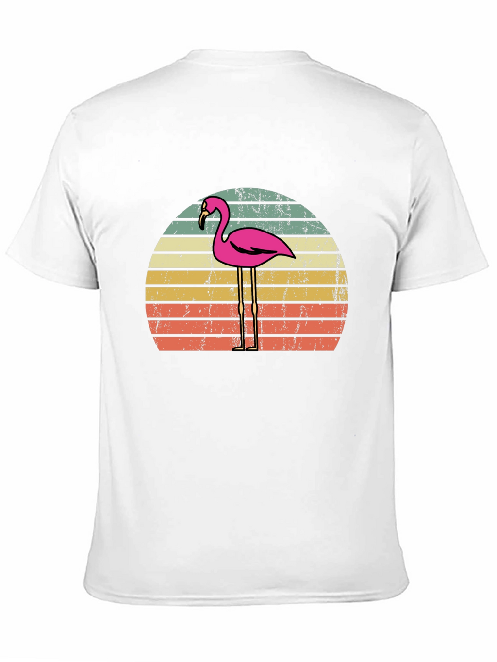 Retro Flamingo Sunset T-Shirt