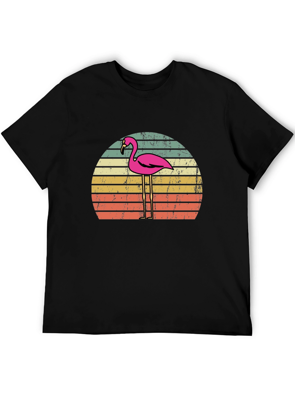 Retro Flamingo Sunset T-Shirt