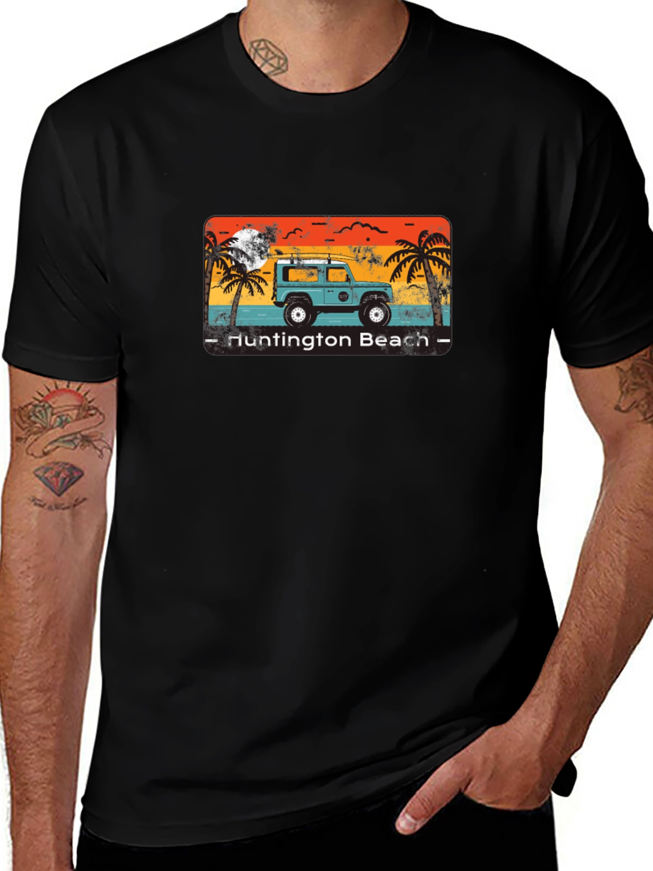 Huntington Beach Retro T-Shirt