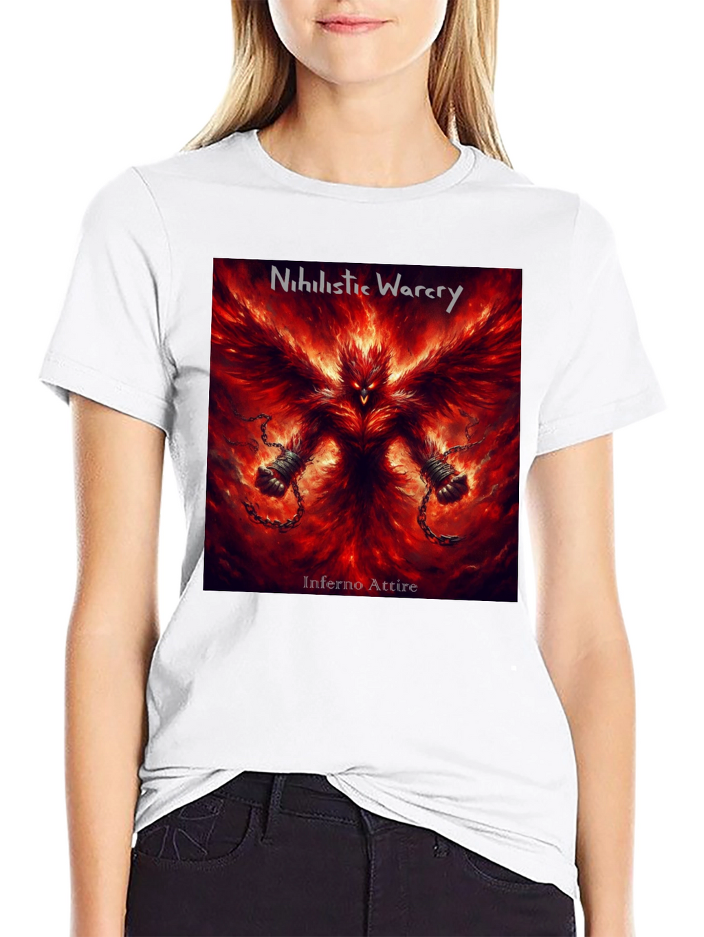 Inferno Attire Nihilistic Warcry Graphic T-Shirt