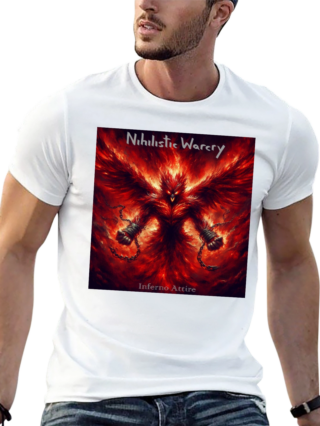 Inferno Attire Nihilistic Warcry Graphic T-Shirt