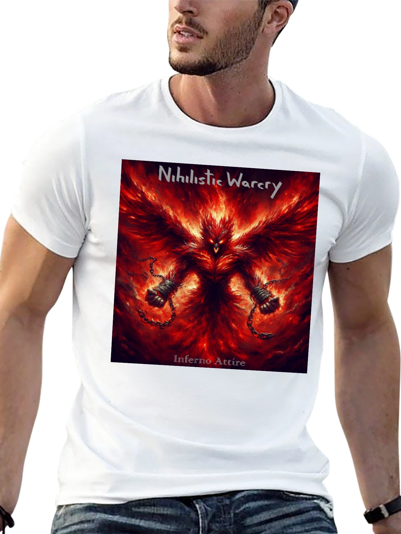 Inferno Attire Nihilistic Warcry Graphic T-Shirt