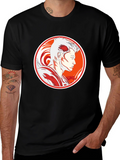 Anime Graphic Tee - Stylish Black T-Shirt