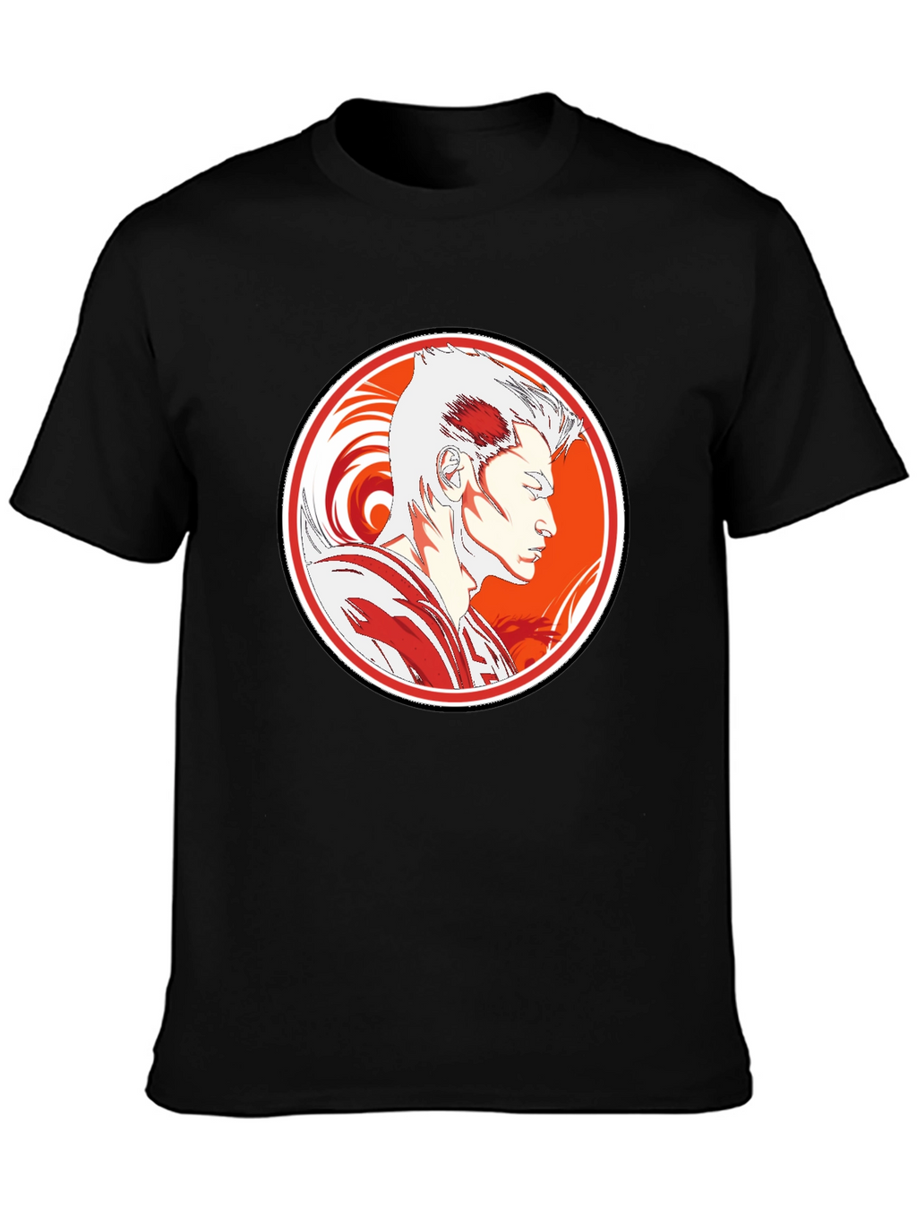 Anime Graphic Tee - Stylish Black T-Shirt