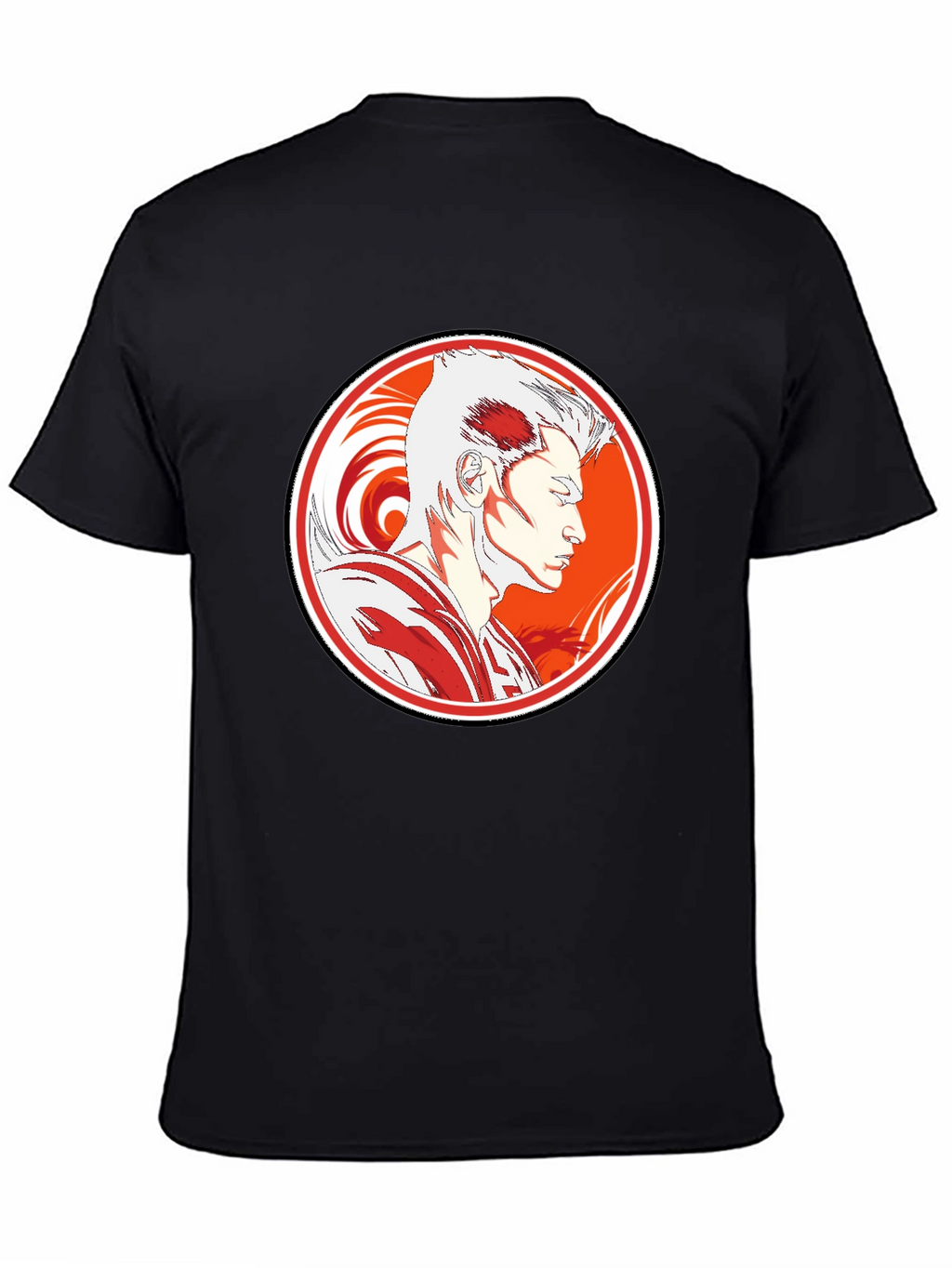 Anime Graphic Tee - Stylish Black T-Shirt