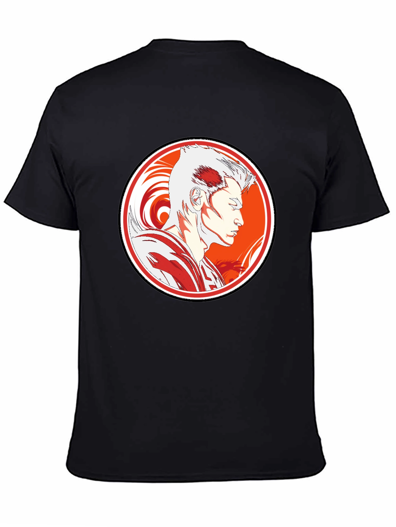 Anime Graphic Tee - Stylish Black T-Shirt