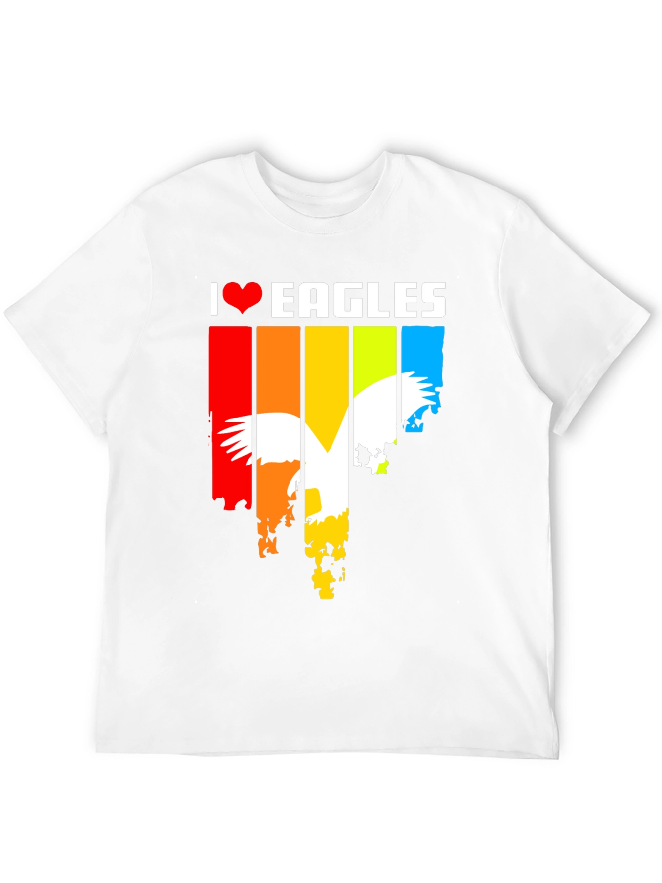 I Heart Eagles Graphic Tee - Black Cotton Blend