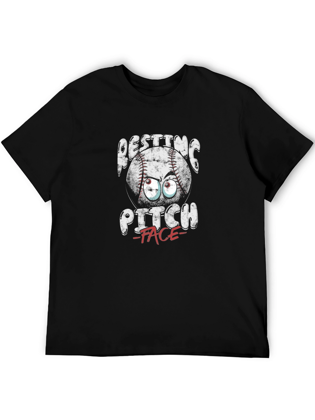 Resting Pitch Face Funny Baseball T-Shirt