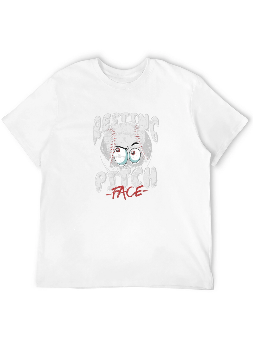 Resting Pitch Face Funny Baseball T-Shirt