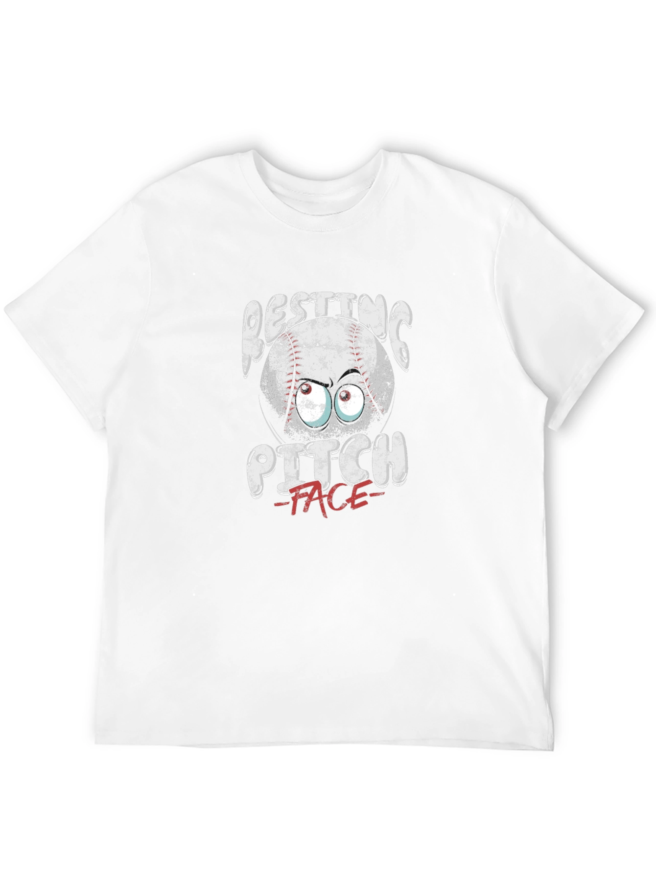 Resting Pitch Face Funny Baseball T-Shirt