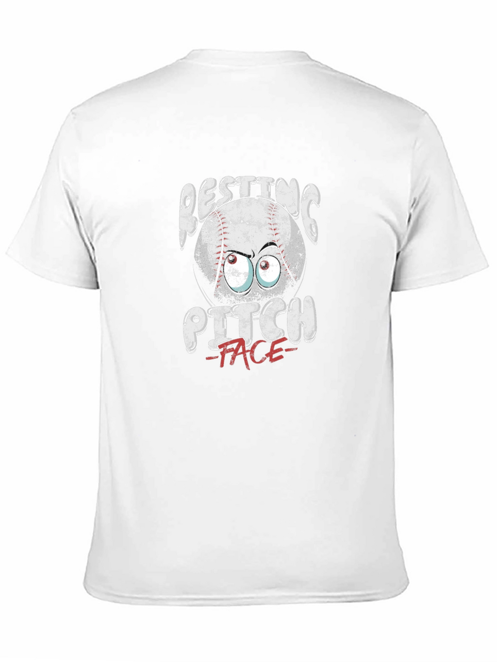 Resting Pitch Face Funny Baseball T-Shirt