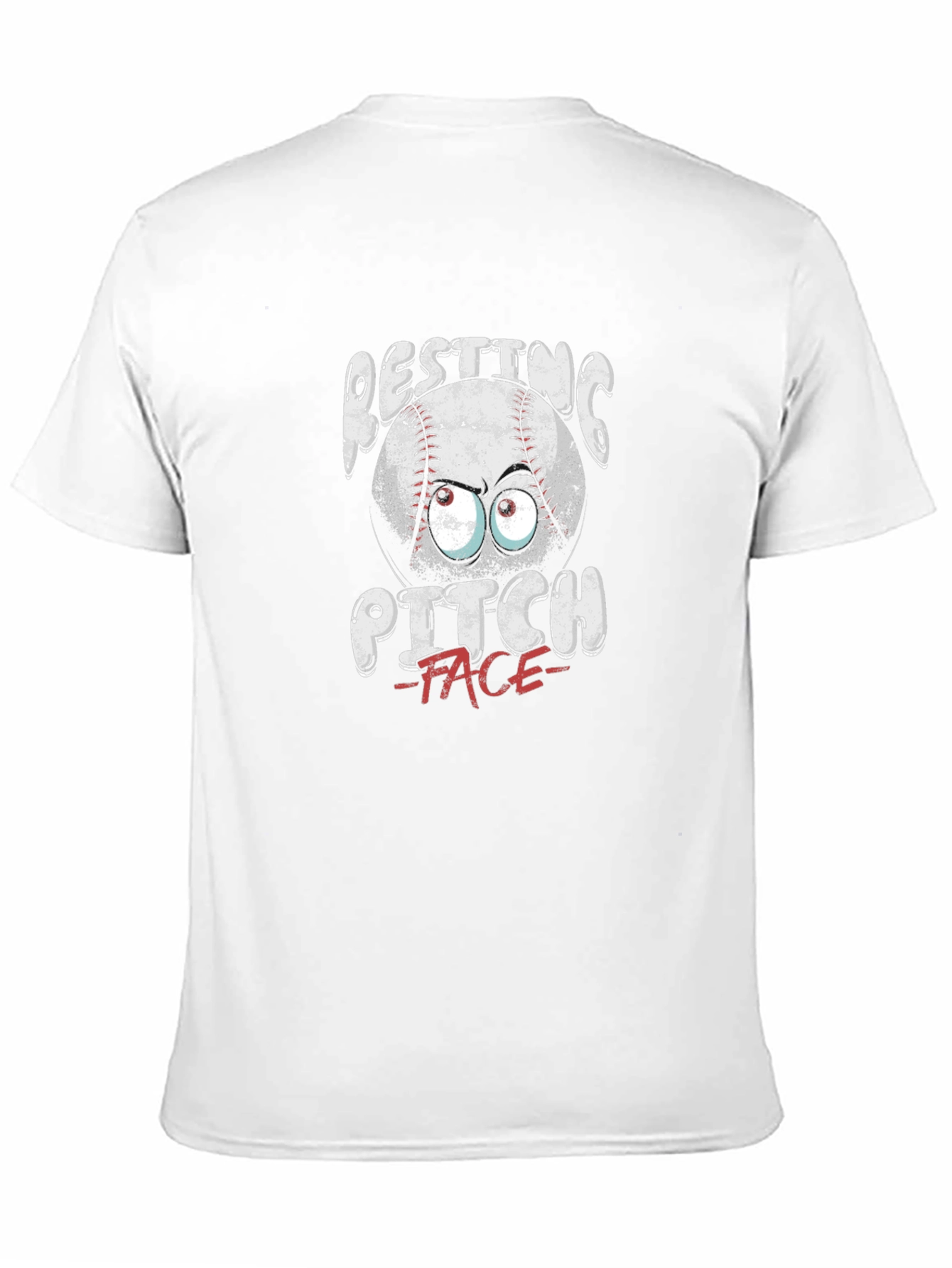 Resting Pitch Face Funny Baseball T-Shirt