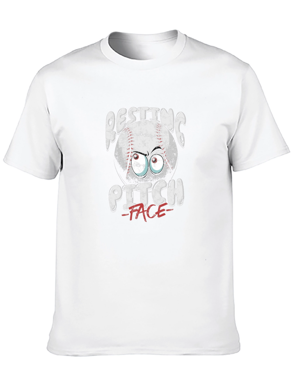 Resting Pitch Face Funny Baseball T-Shirt