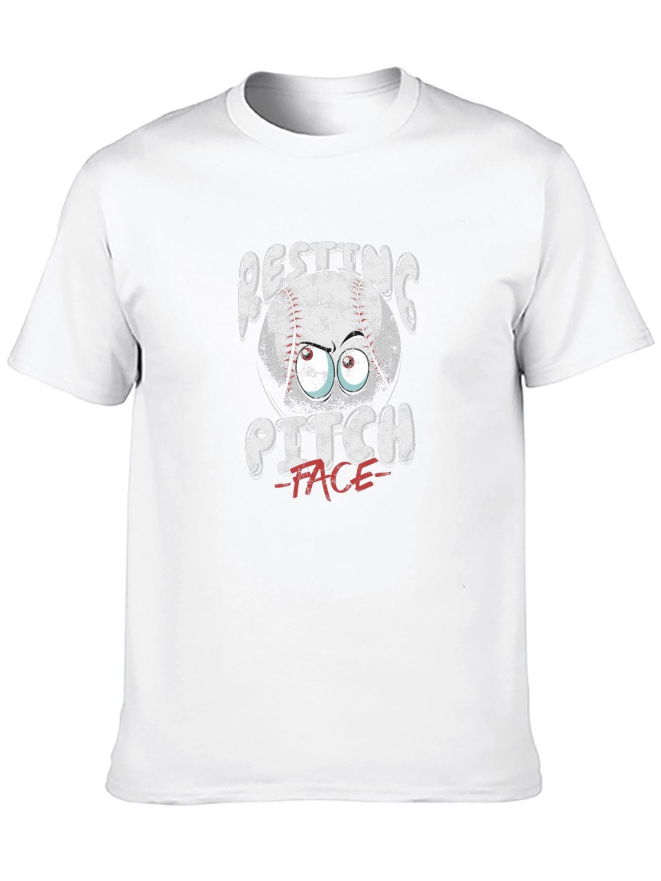 Resting Pitch Face Funny Baseball T-Shirt