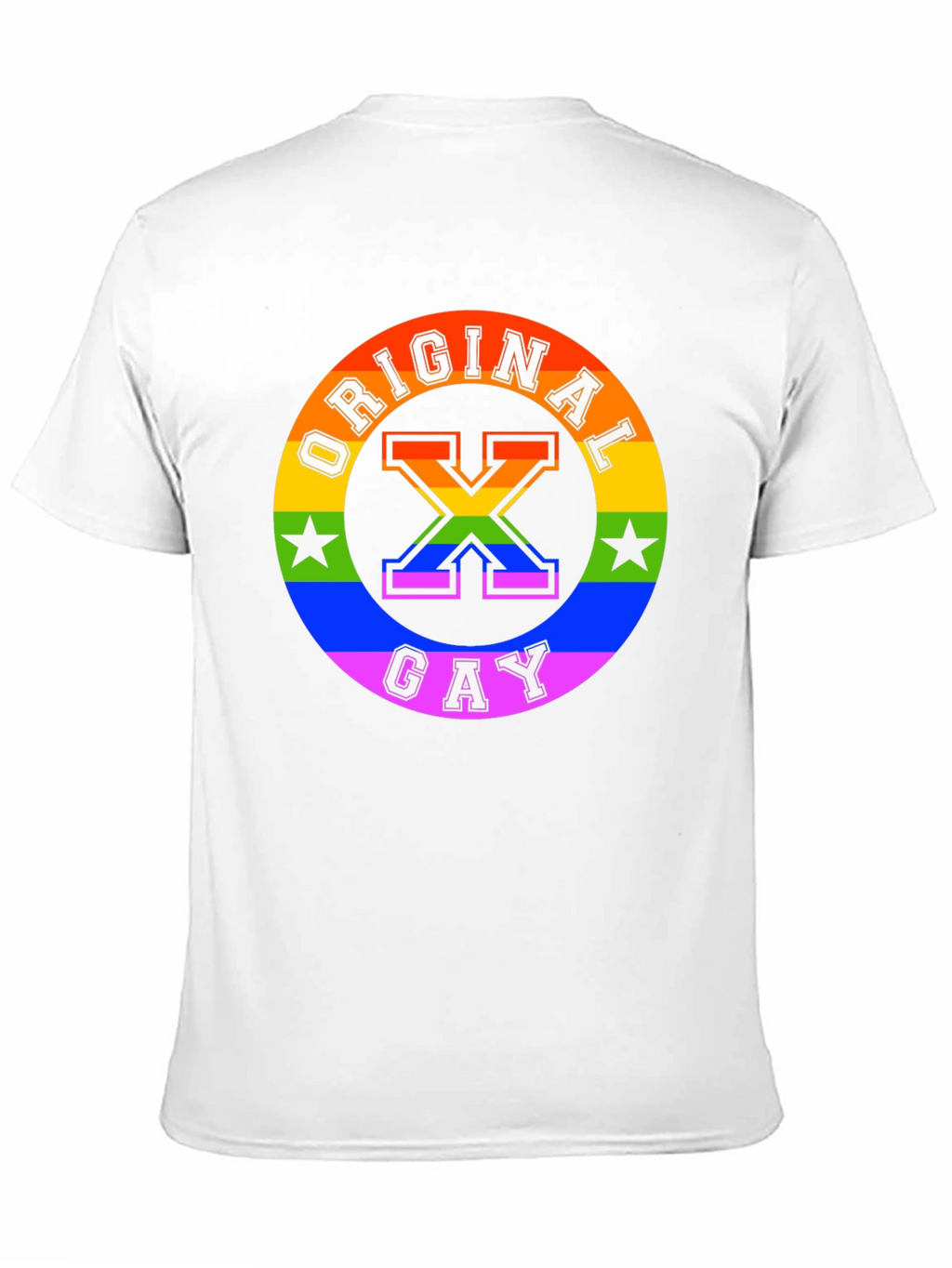 Original Gay Rainbow T-Shirt Pride LGBT