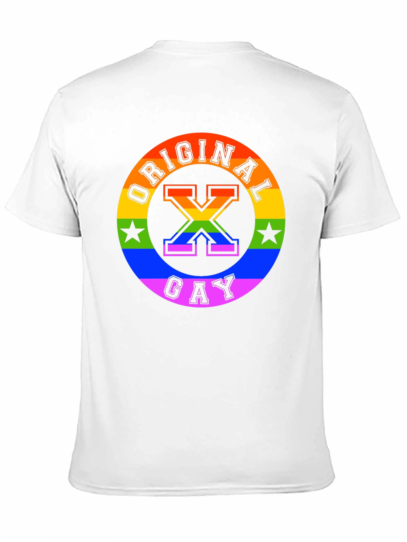 Original Gay Rainbow T-Shirt Pride LGBT