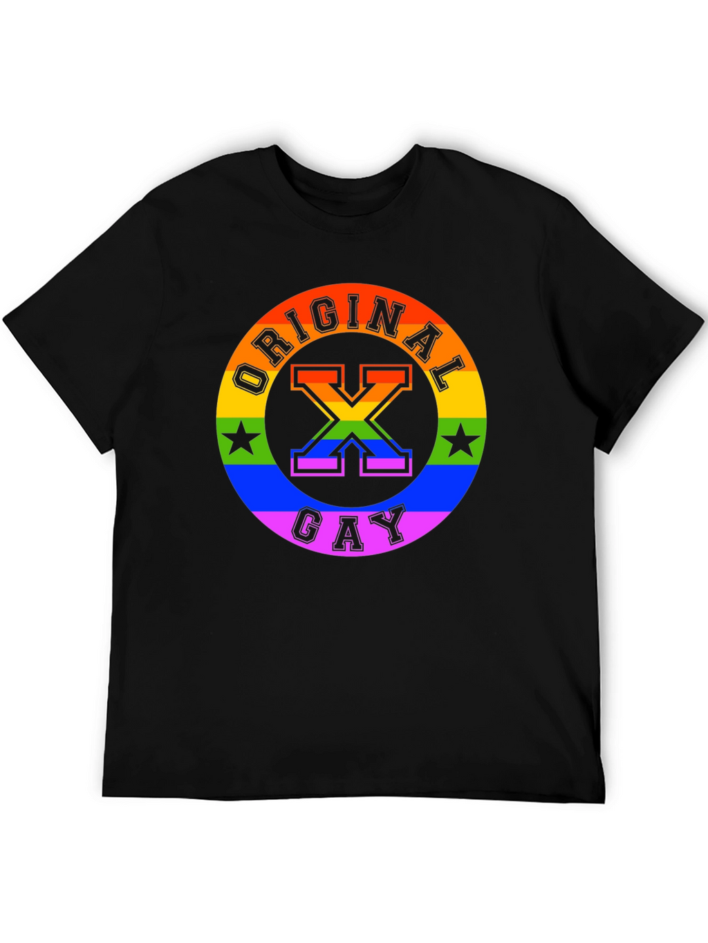 Original Gay Rainbow T-Shirt Pride LGBT