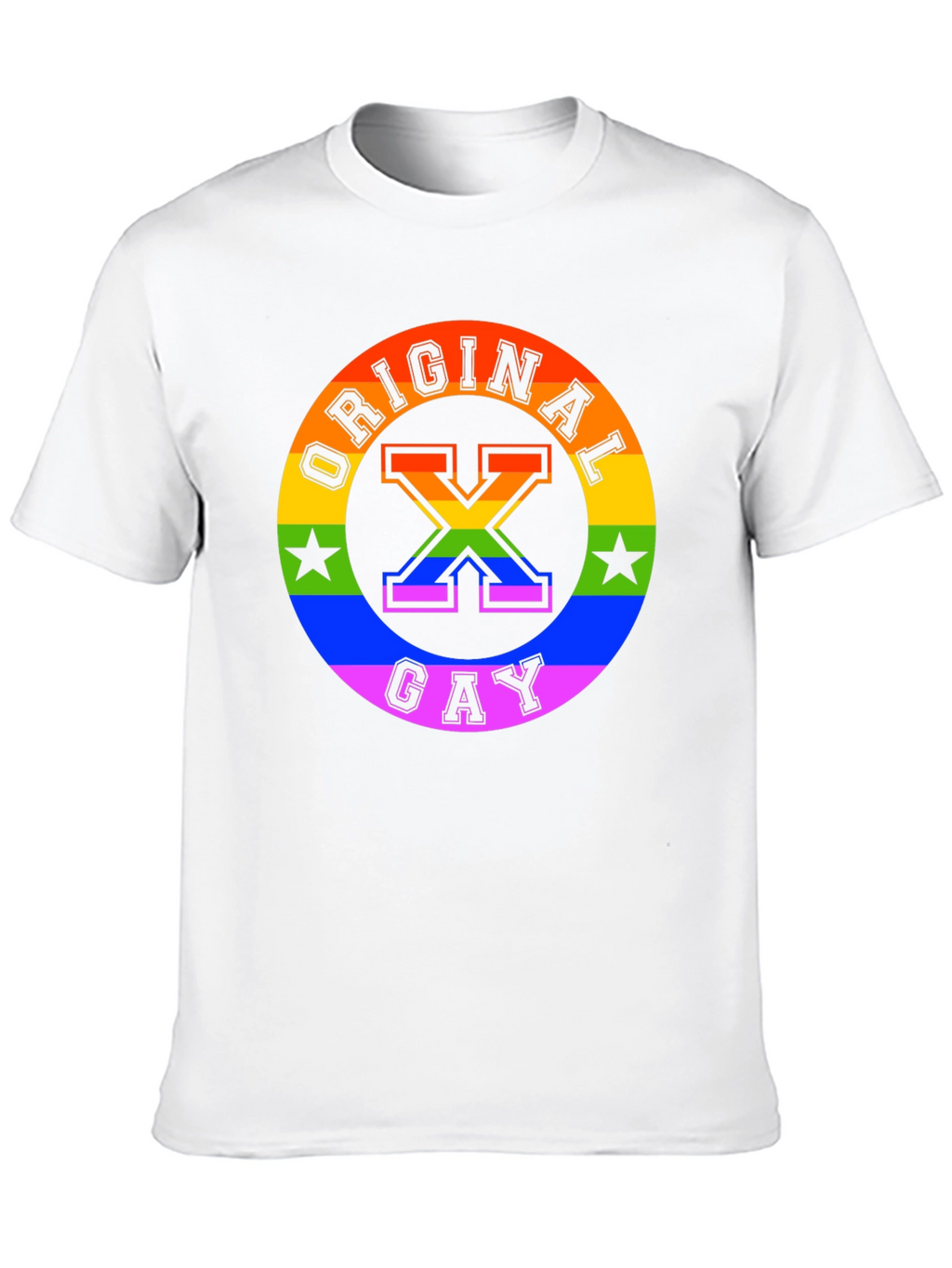 Original Gay Rainbow T-Shirt Pride LGBT