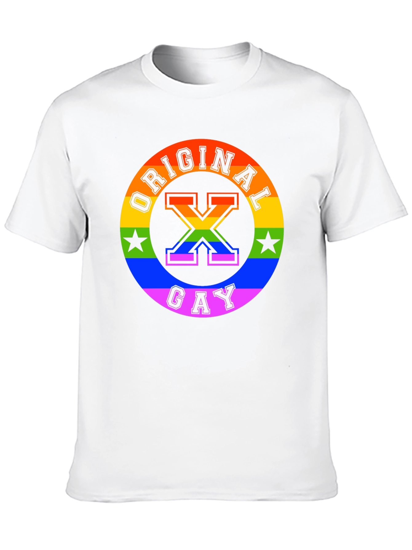 Original Gay Rainbow T-Shirt Pride LGBT