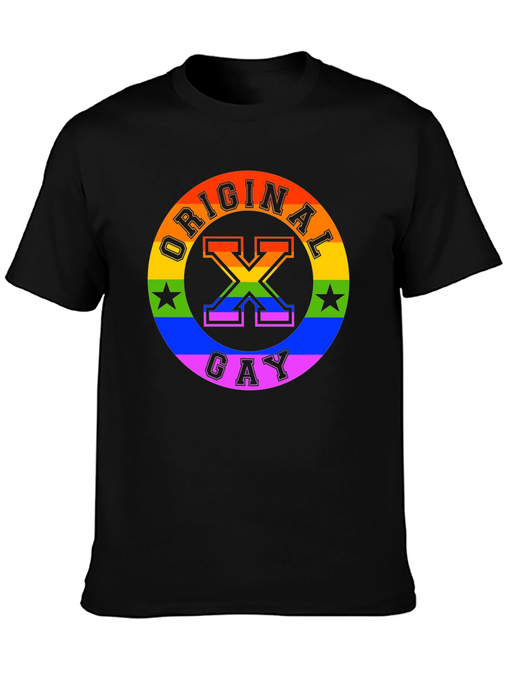 Original Gay Rainbow T-Shirt Pride LGBT