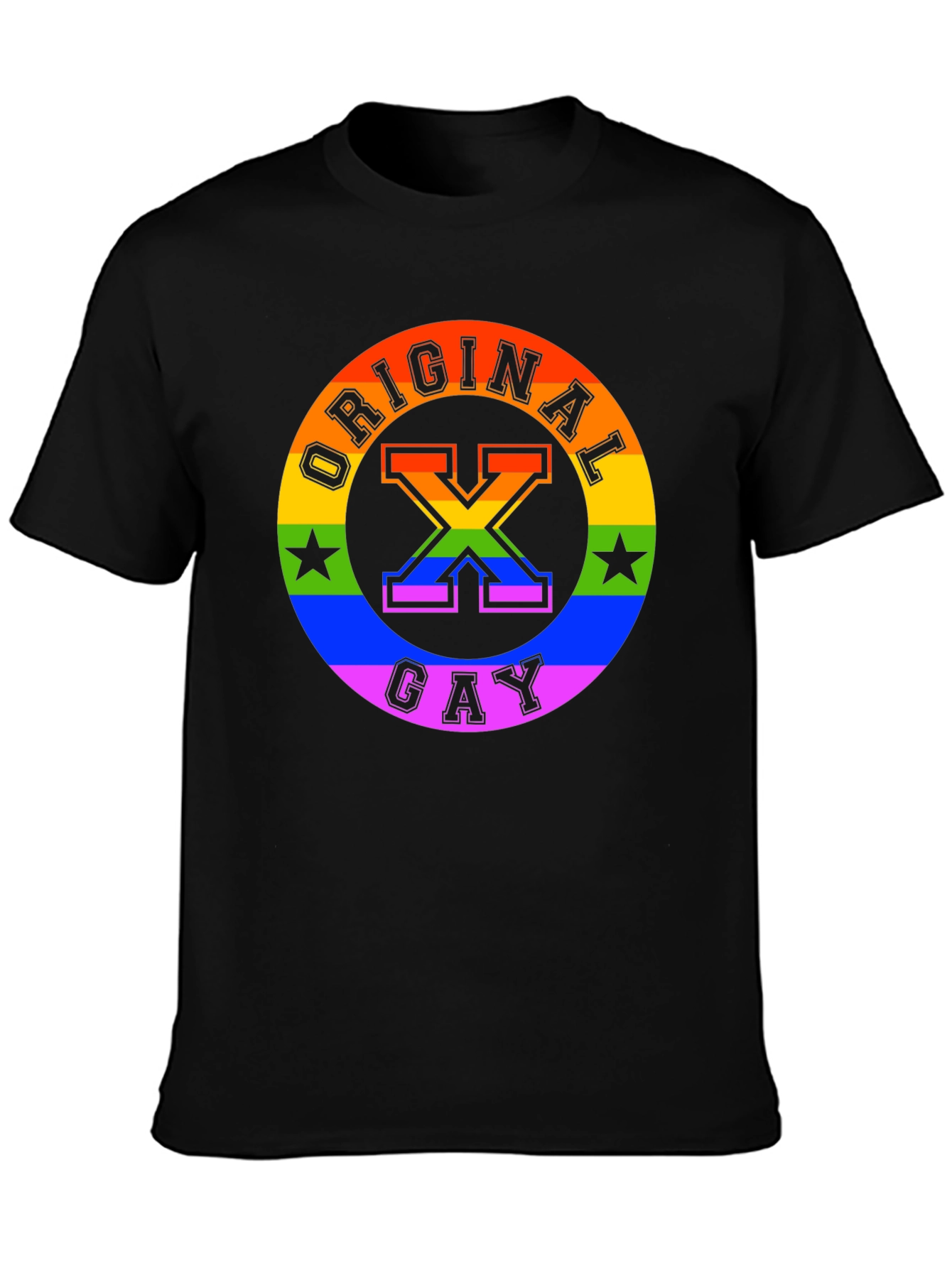 Original Gay Rainbow T-Shirt Pride LGBT