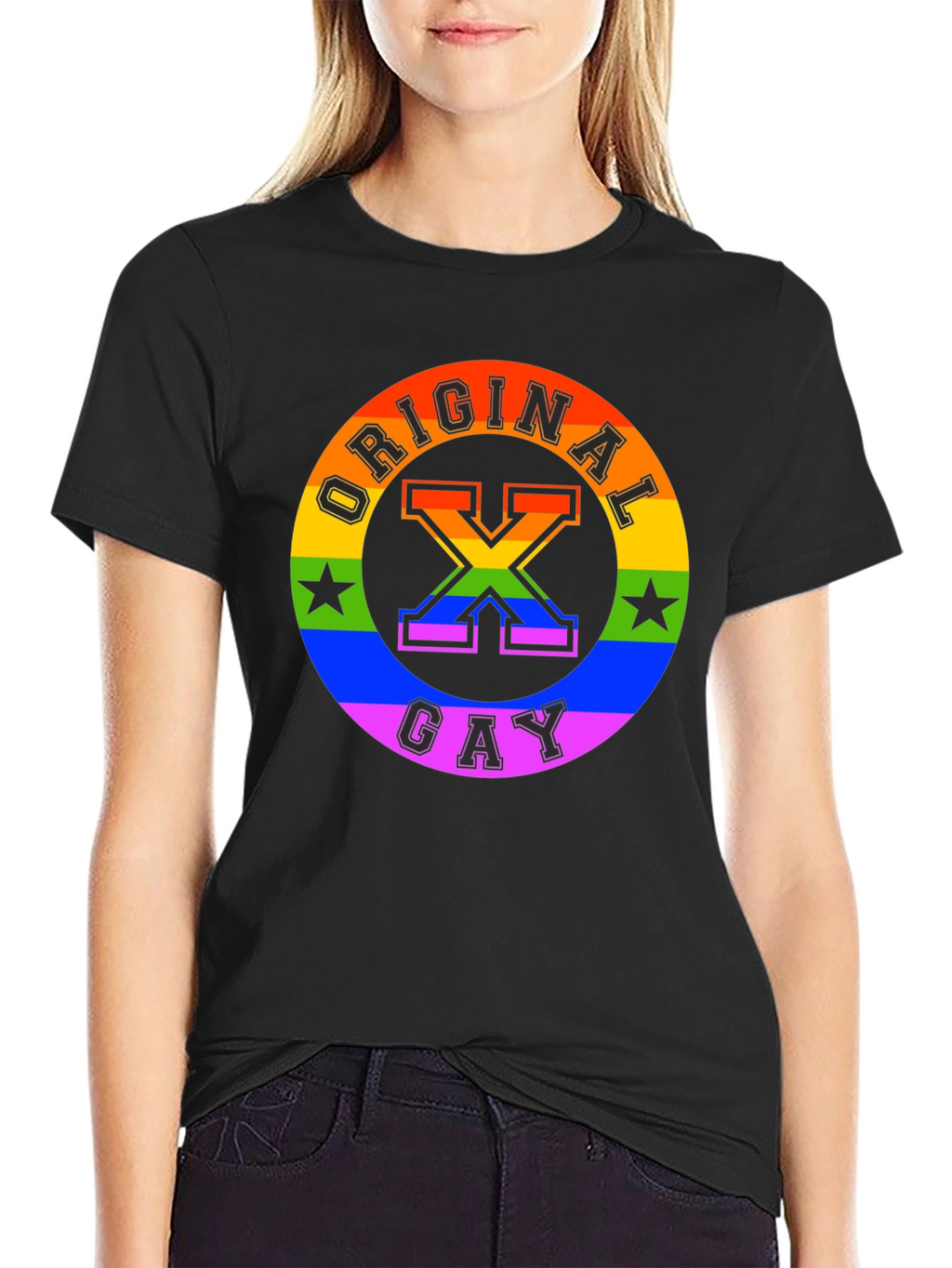 Original Gay Rainbow T-Shirt Pride LGBT