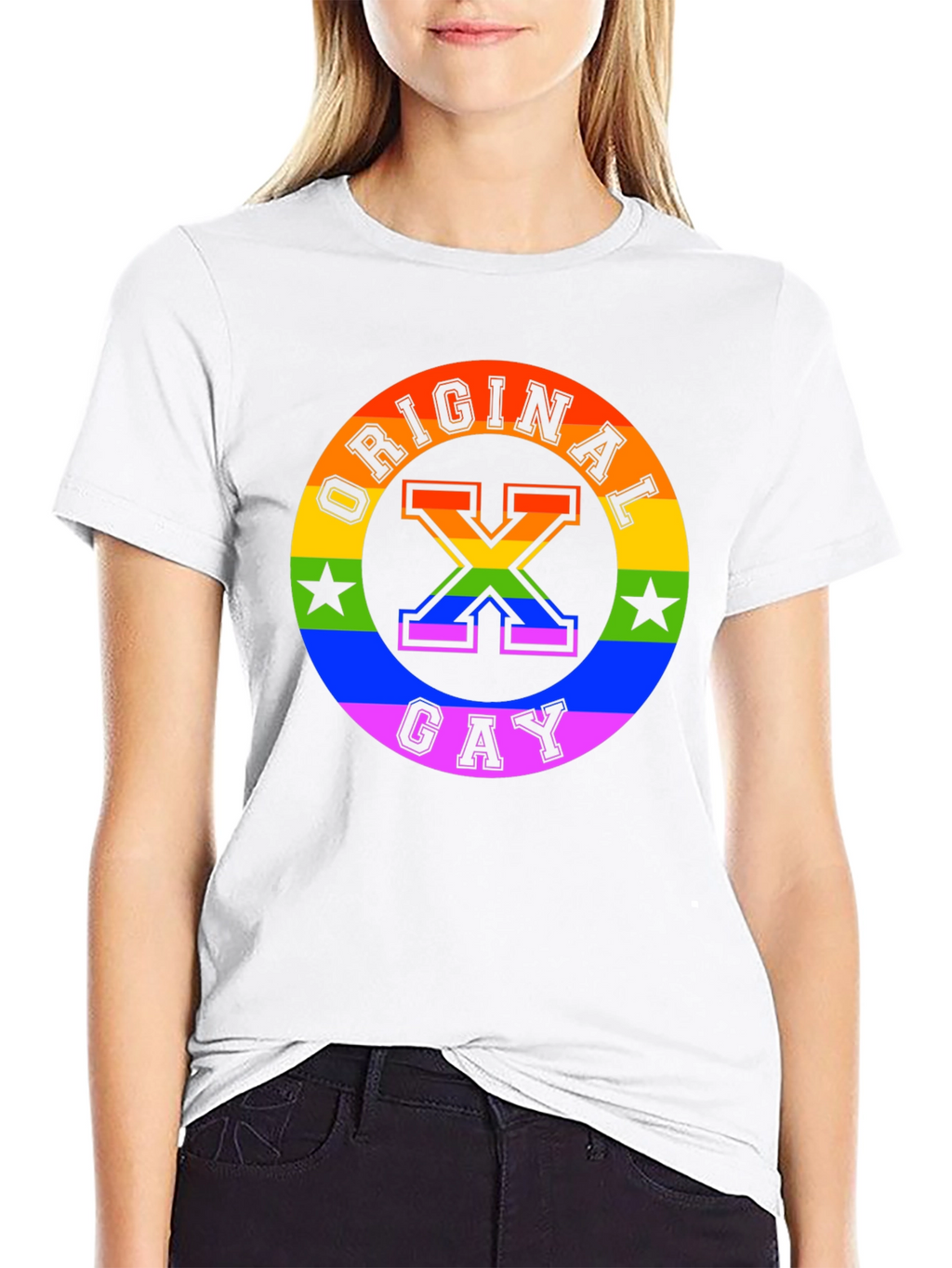 Original Gay Rainbow T-Shirt Pride LGBT