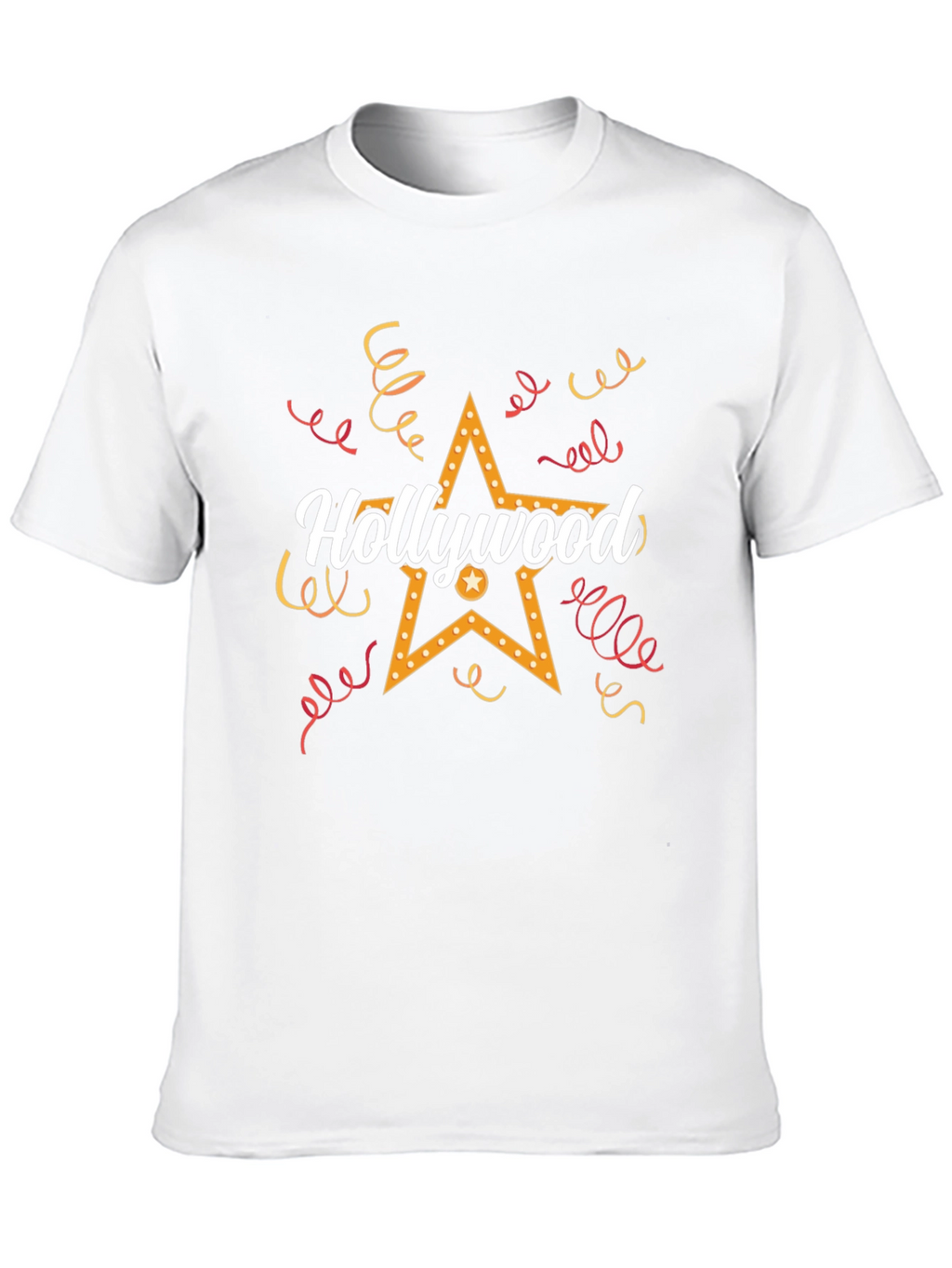 Hollywood Star Graphic Tee - Black