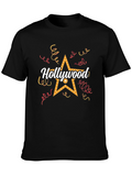 Hollywood Star Graphic Tee - Black