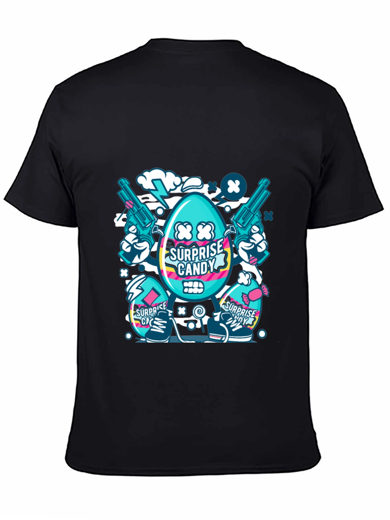 Surprise Candy Graphic T-Shirt - Funky Streetwear