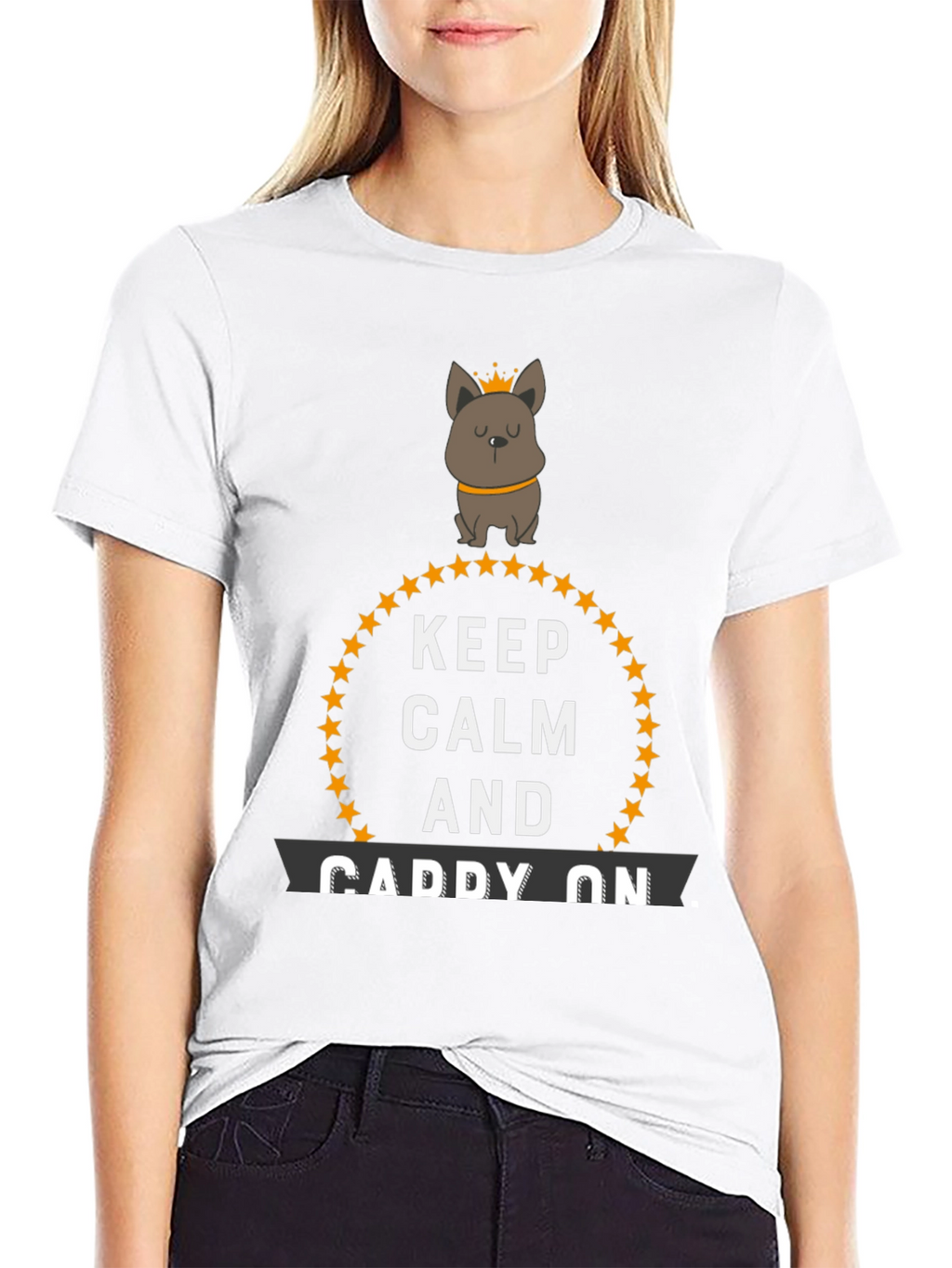 Keep Calm and Caddy On Novelty T-Shirt