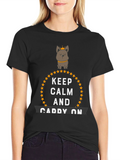 Keep Calm and Caddy On Novelty T-Shirt