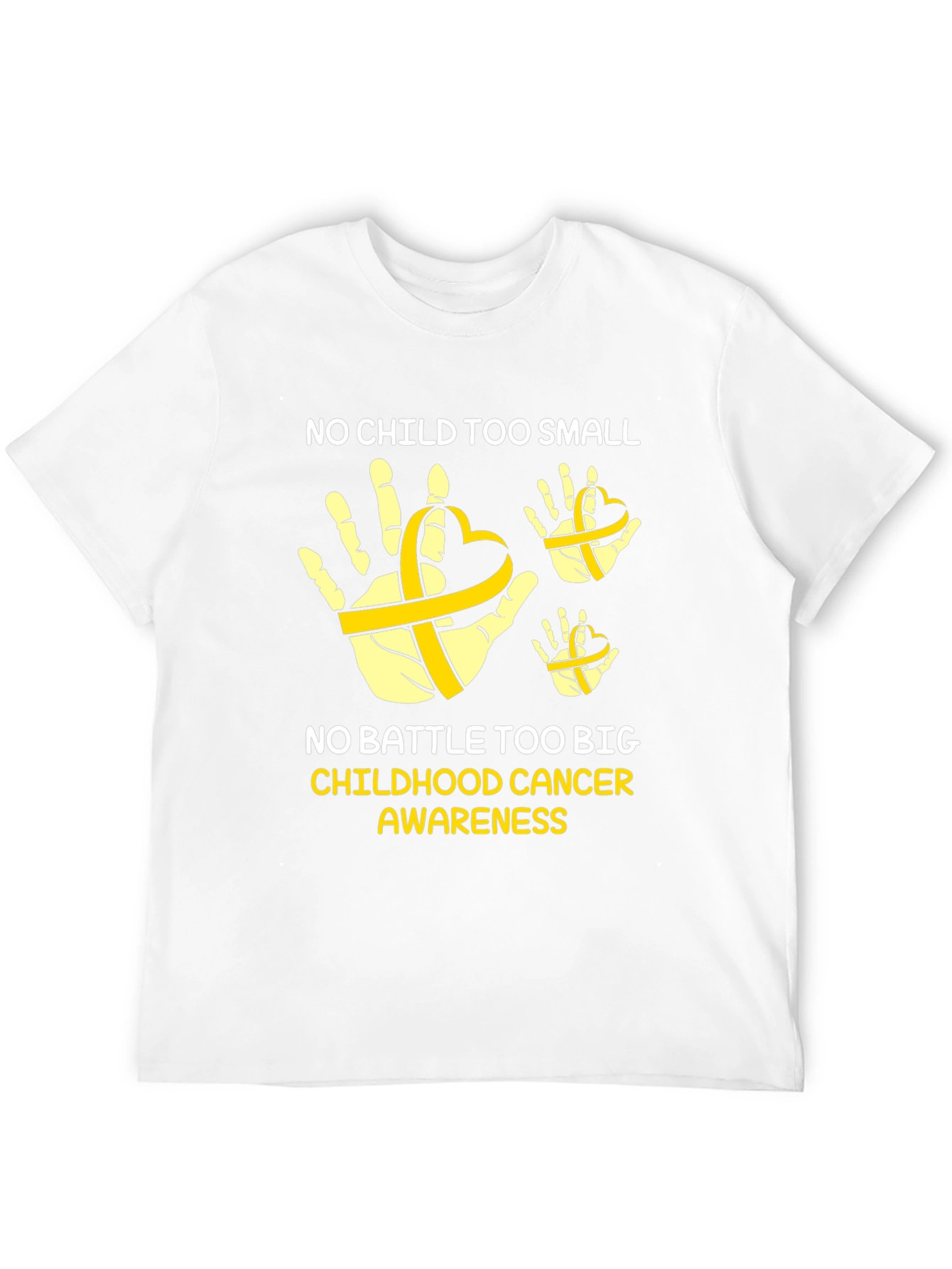 Childhood Cancer Awareness T-Shirt - No Child Too Small
