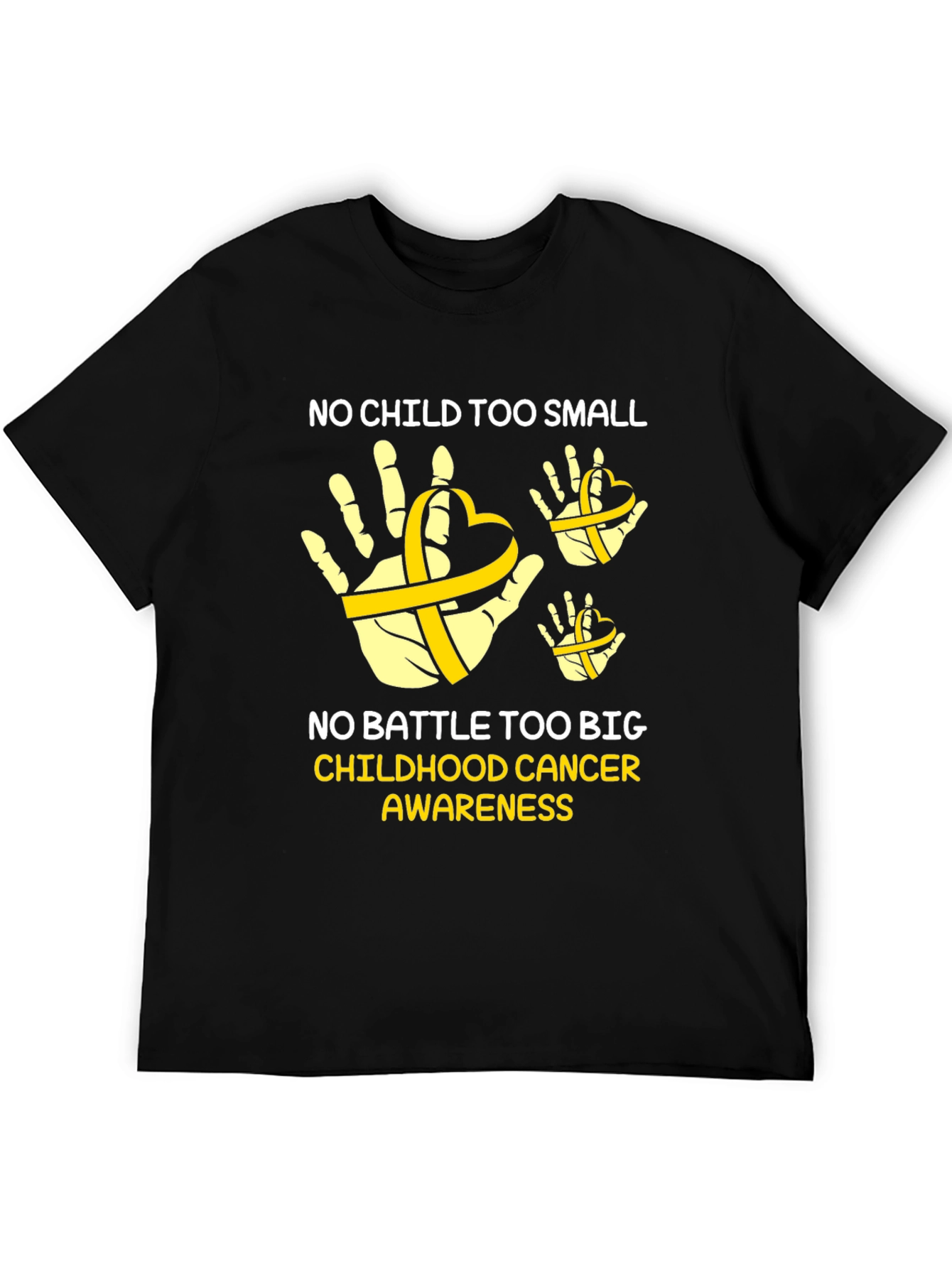 Childhood Cancer Awareness T-Shirt - No Child Too Small