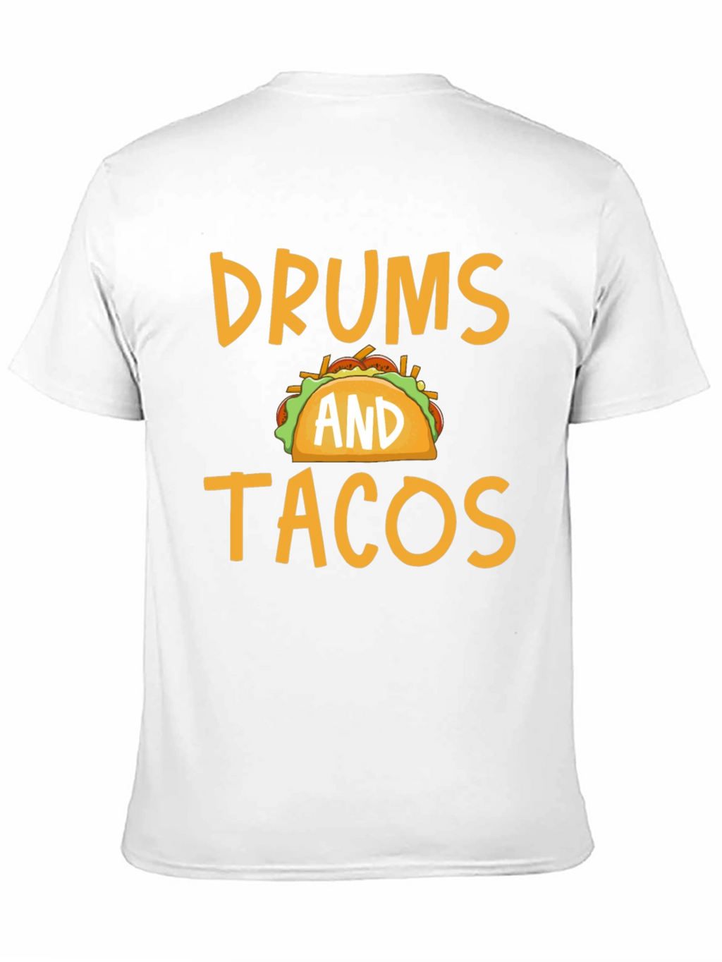 Drums and Tacos Graphic Tee - Black