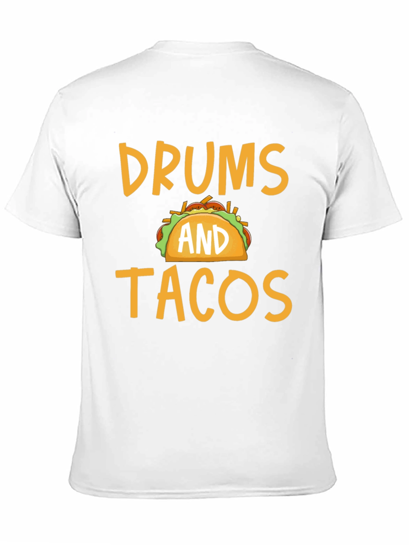 Drums and Tacos Graphic Tee - Black