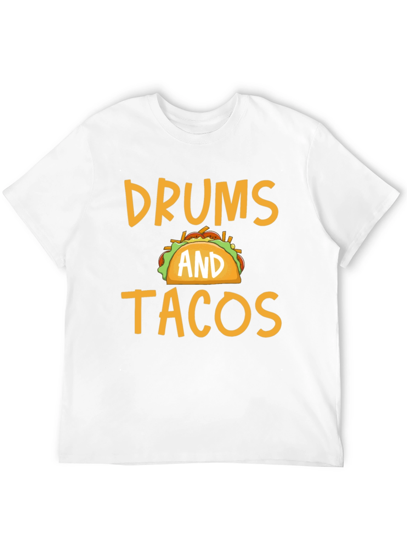 Drums and Tacos Graphic Tee - Black