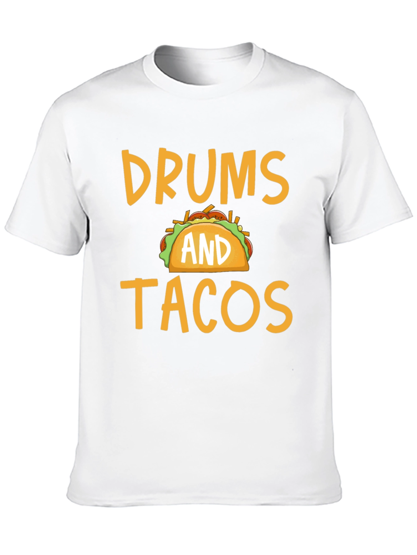 Drums and Tacos Graphic Tee - Black