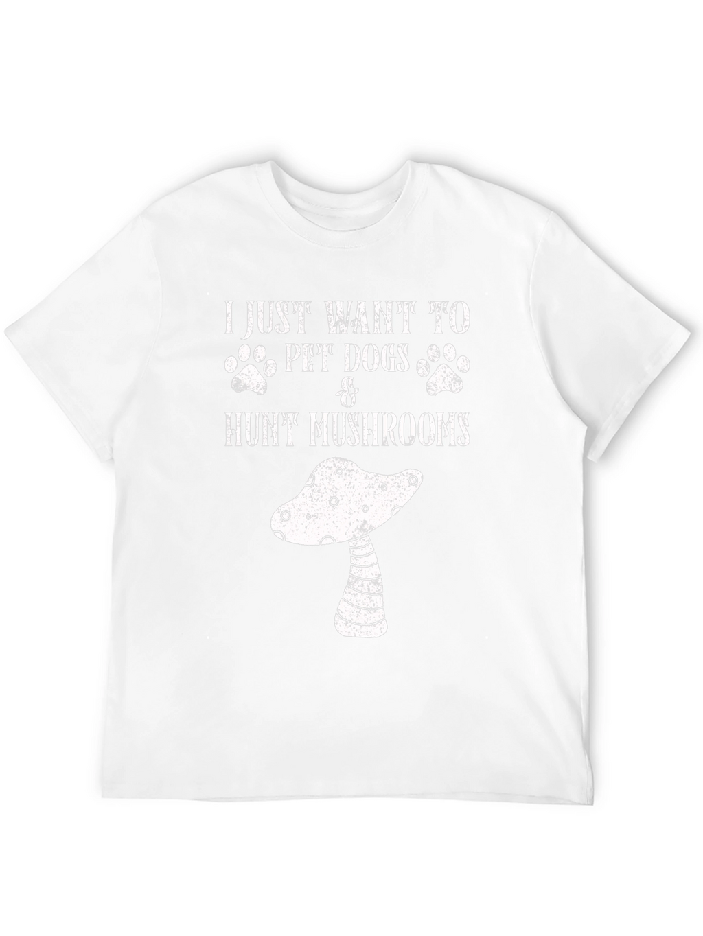 Dog & Mushroom Lover T-Shirt - Fun Graphic Tee