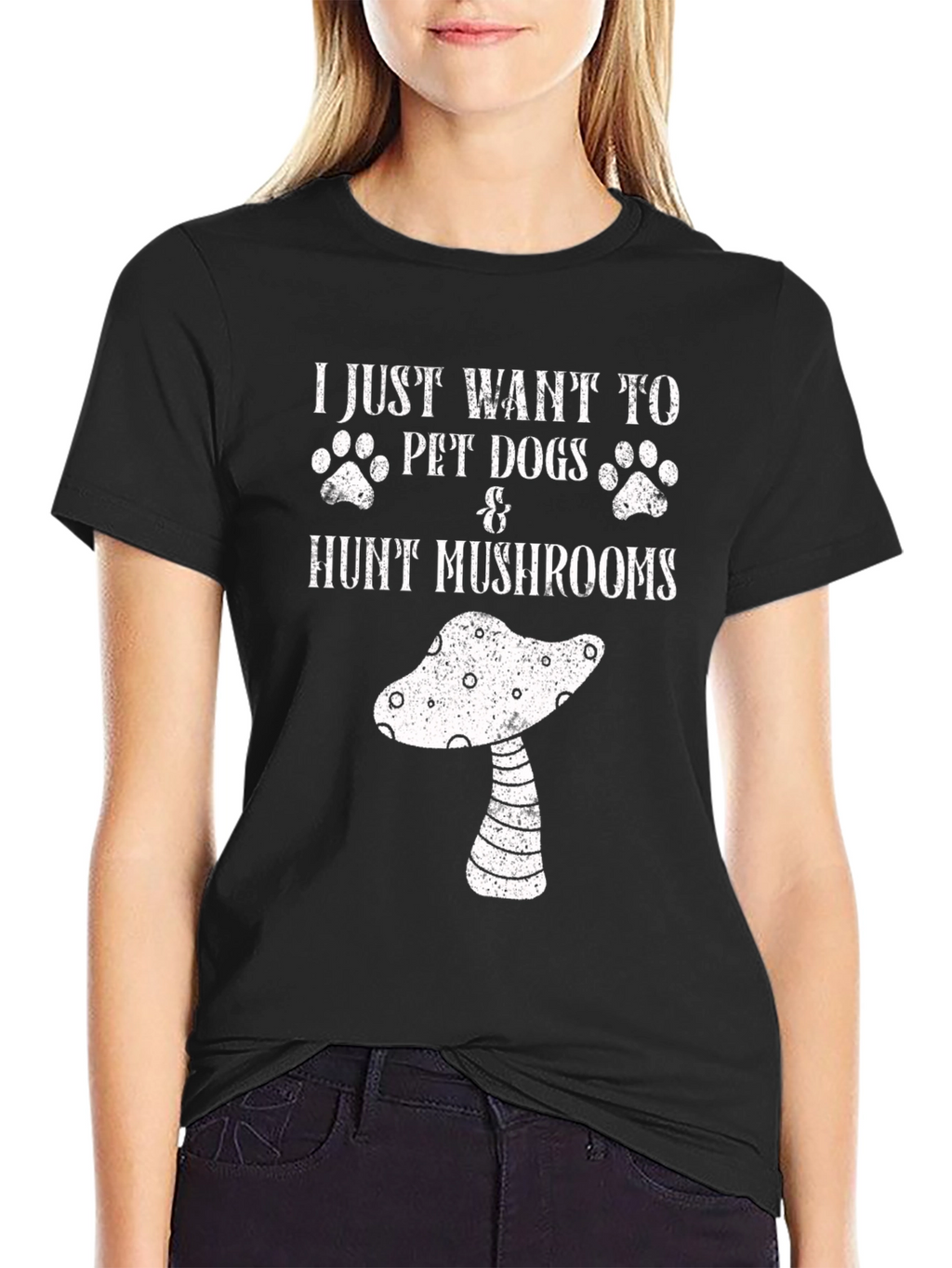 Dog & Mushroom Lover T-Shirt - Fun Graphic Tee