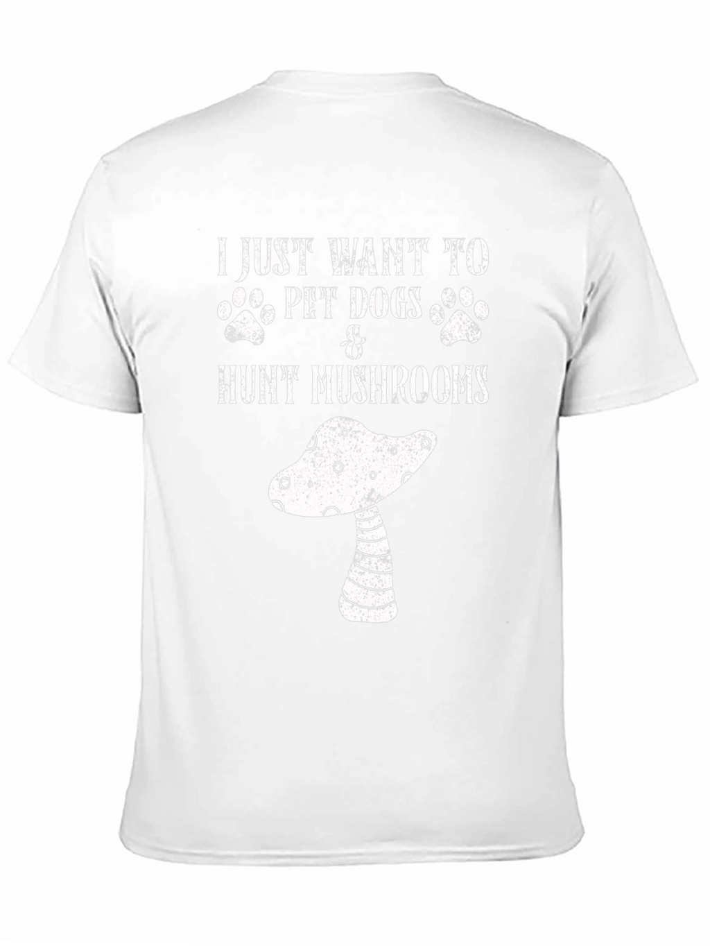 Dog & Mushroom Lover T-Shirt - Fun Graphic Tee