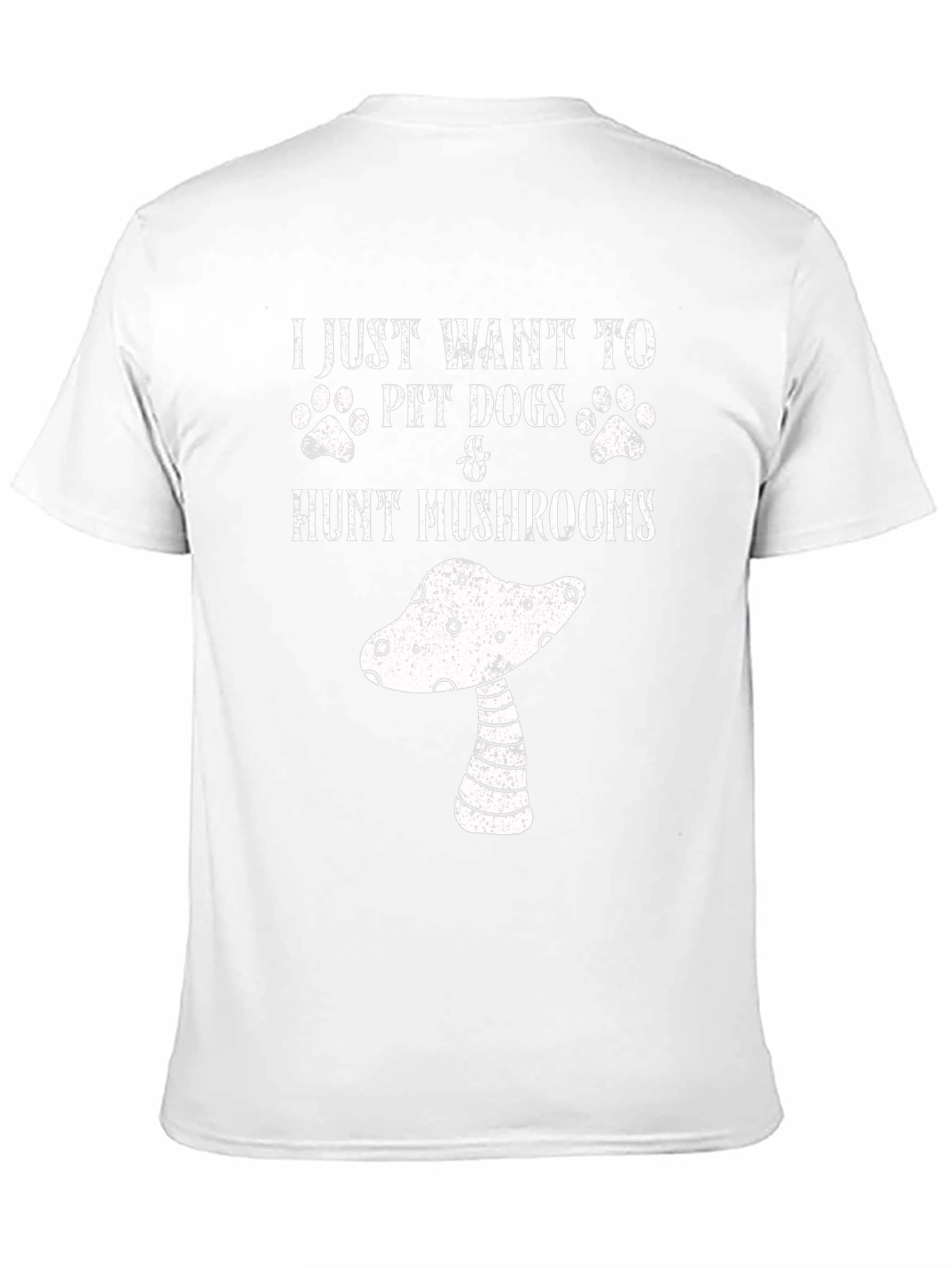 Dog & Mushroom Lover T-Shirt - Fun Graphic Tee