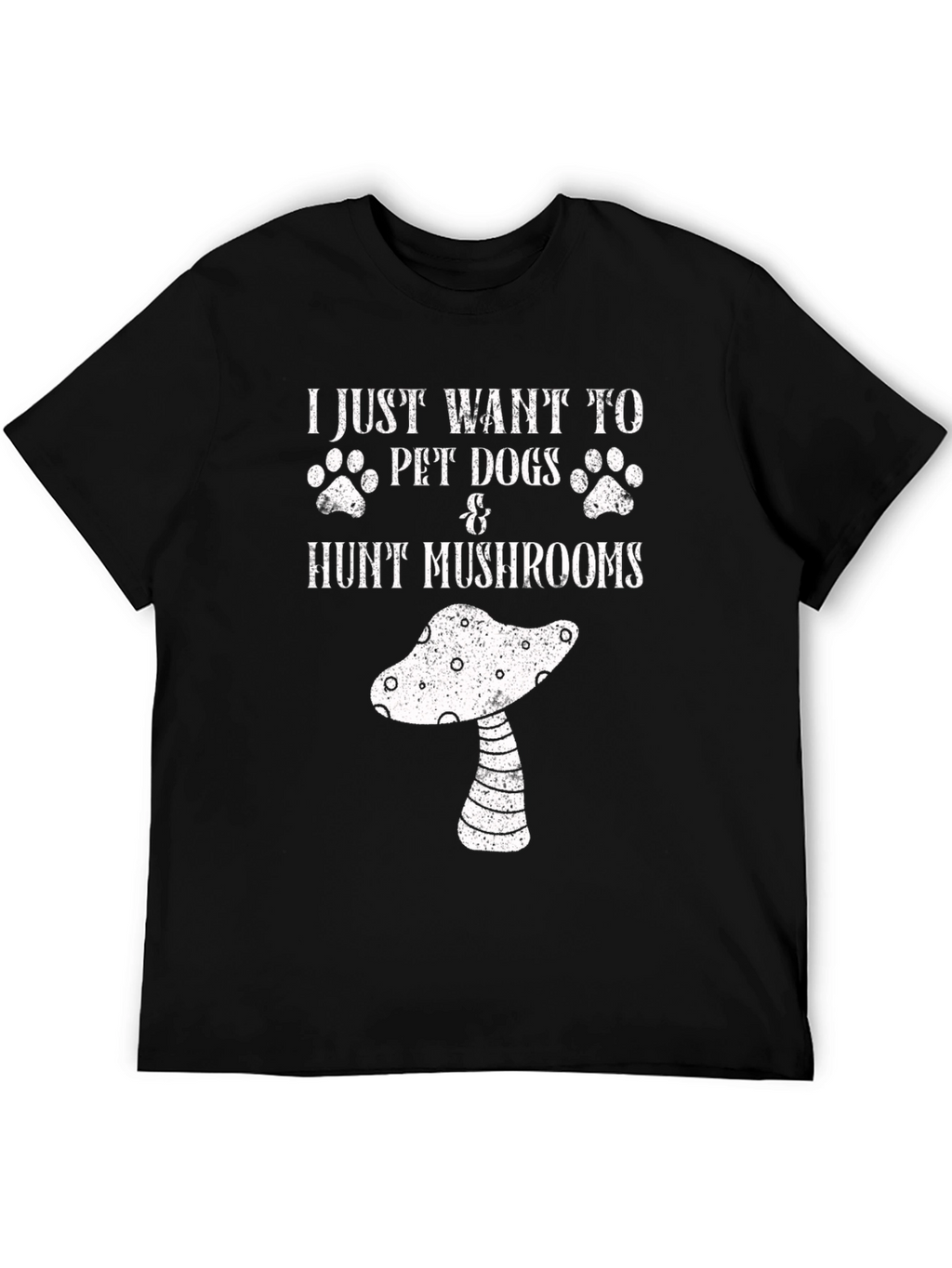 Dog & Mushroom Lover T-Shirt - Fun Graphic Tee