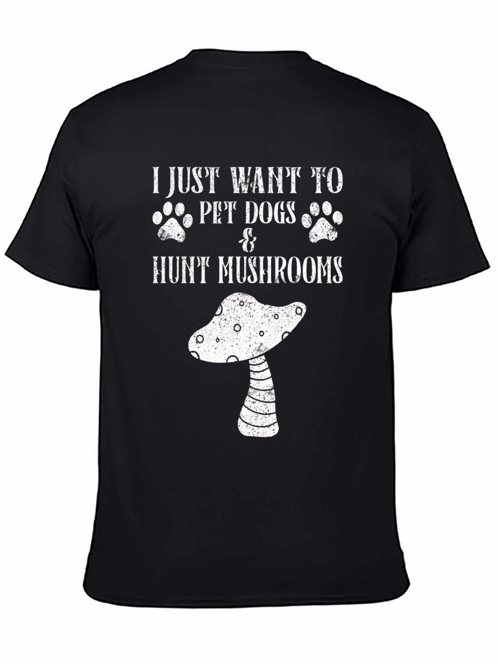 Dog & Mushroom Lover T-Shirt - Fun Graphic Tee